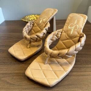 Jessica Simpson size 7.5 open toed high heels